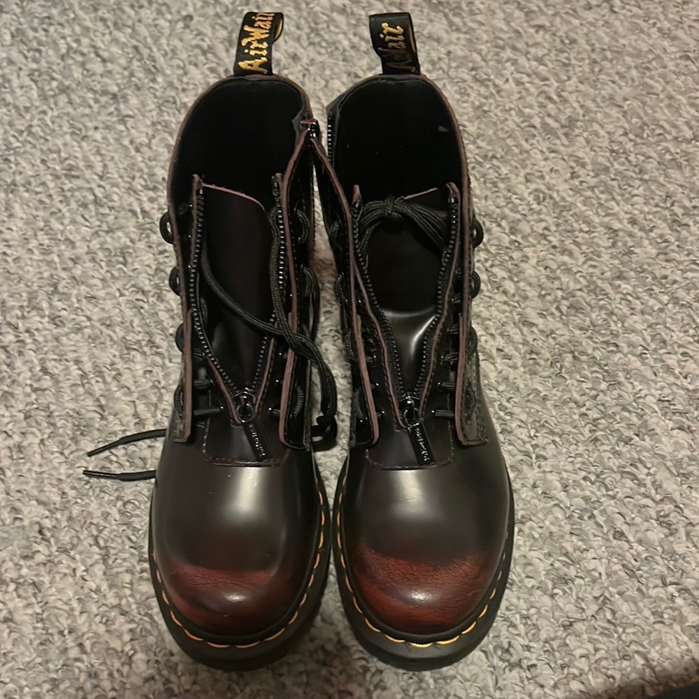 Dr. Marten cherry red boots - brand new